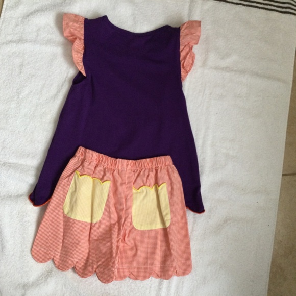 Sweet LaRose Candy Corn Top and Bloomers, size 5 - Picture 4 of 4